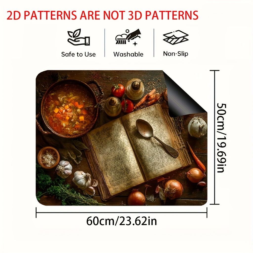 TEMU 1 stuk, 2D Plat, Modern Keuken Fornuis Afdekhoes, Keuken Essentials, Geschikt als Fornuisbeschermer, Feestelijke Huisdecoratie, Kookplaat