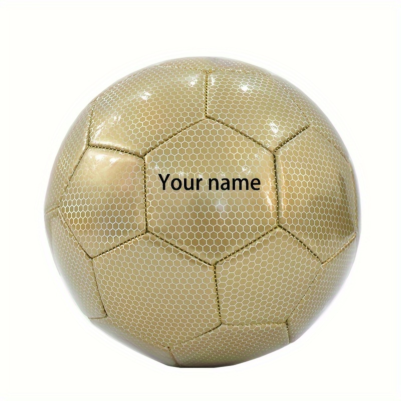 

Custom Engraving Size 5 Soccer Balls - Personalized Name & , Reflective Design For - Home Decoration, Birthday, Anniversary, Christmas, Wedding, Valentine's Day Gifts