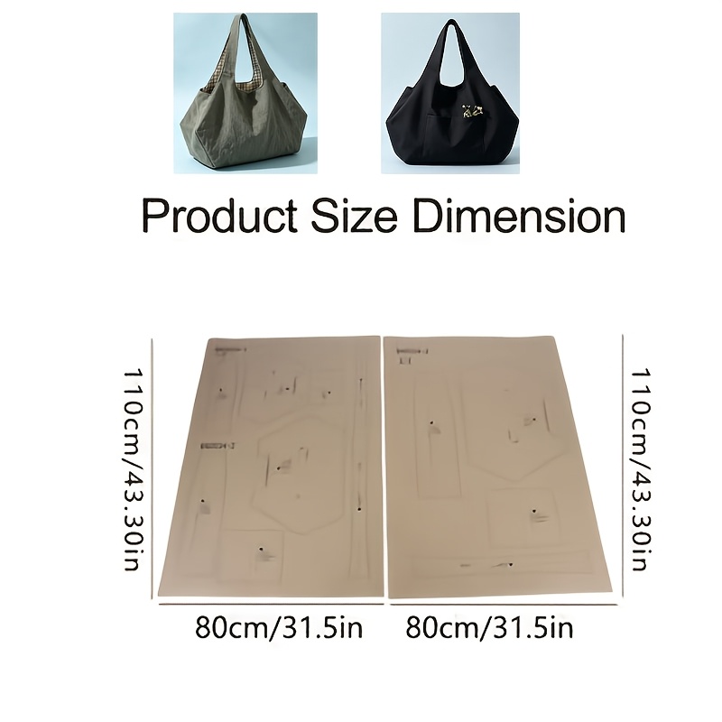 TEMU Shoulder Bag Paper Sewing Template - Designed With Unique Diy Weaving And Sewing Tools, Providing Artistic Materials For . Create Easy-to-use