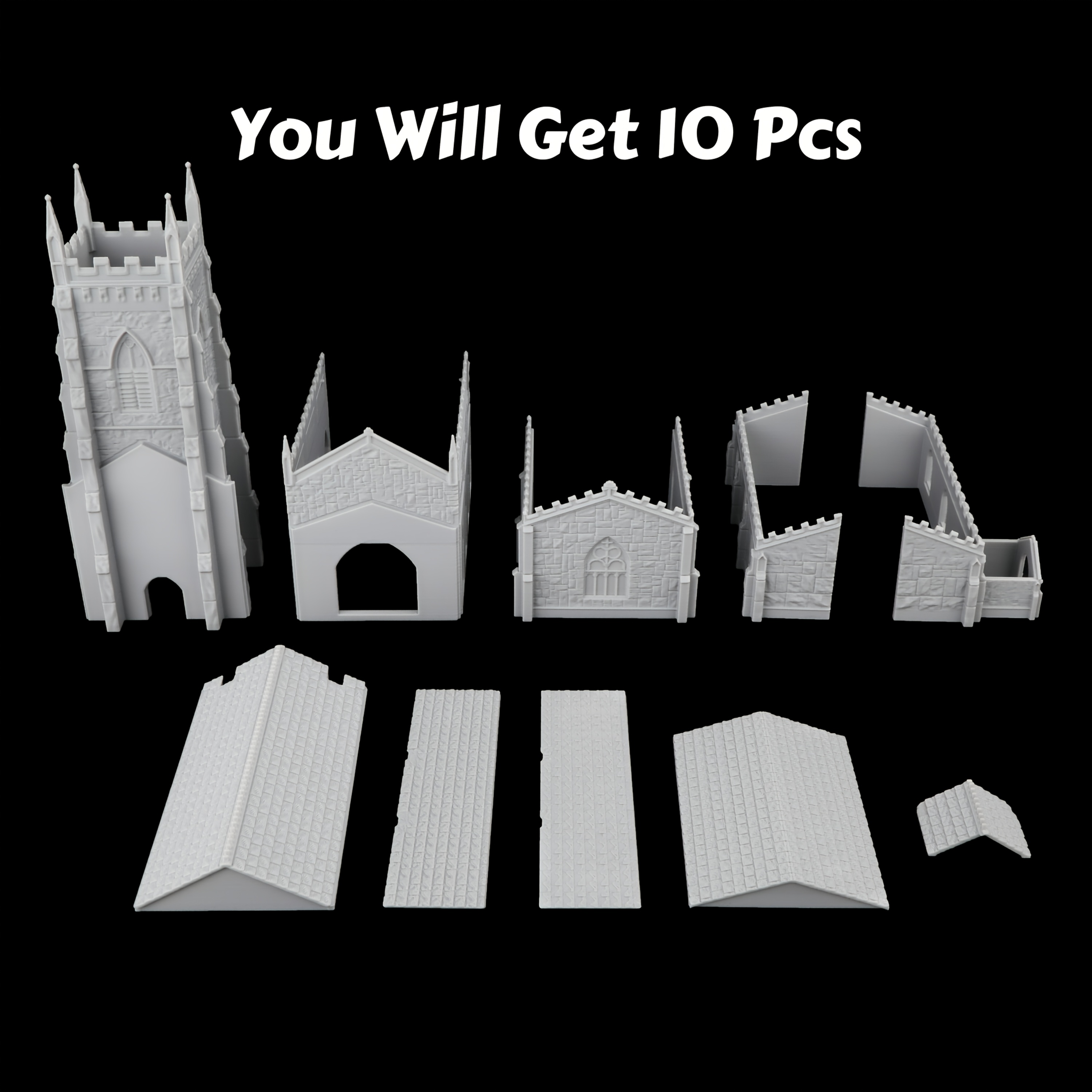 Gothic Cathedral Model Kit for Tabletop Games