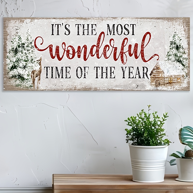 

Of The Year" Canvas - Season Decor For Living Room, Bedroom, Or Office