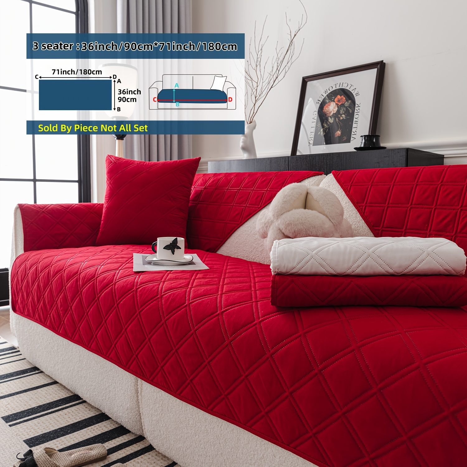 TEMU 1 pièce Coussin de canapé à motif , Technologie par gaufrage, Plusieurs couleurs disponibles, et de , Convient pour la décoration intérieure, y