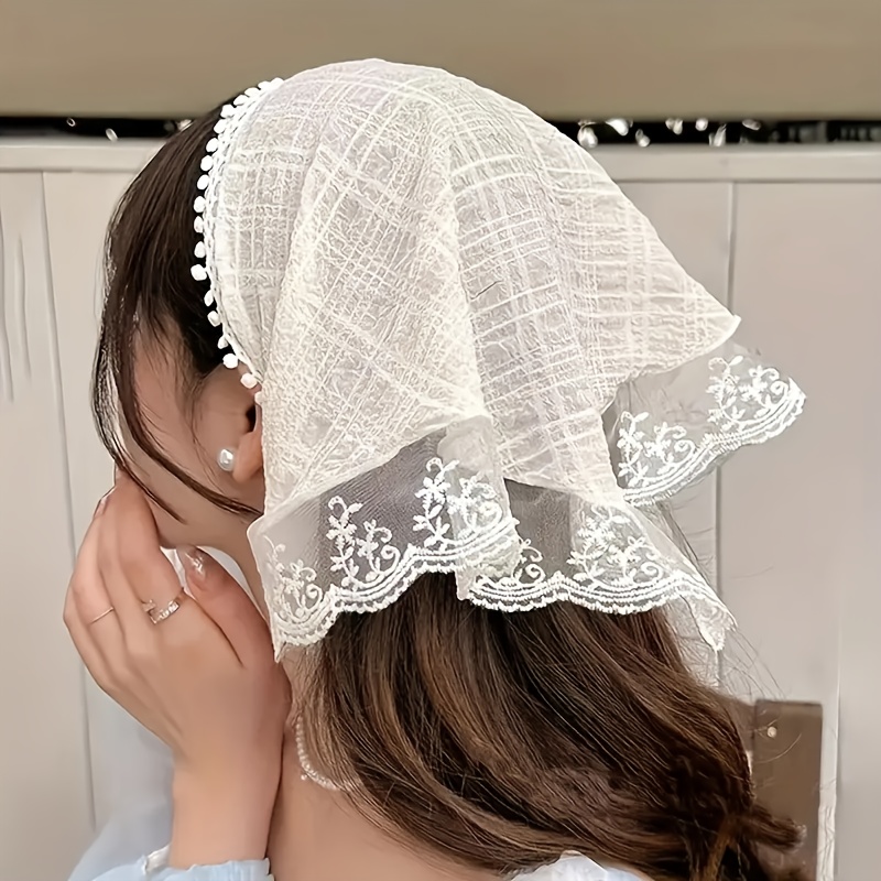 two stylish lace knit headbands gear