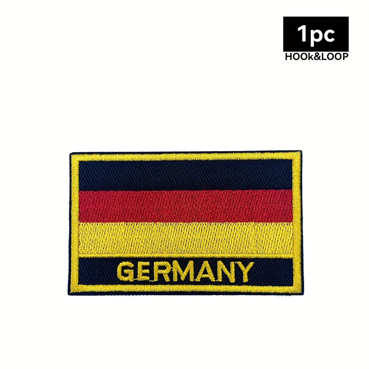 1pc Flag Embroidered Patch With Hook & Loop Fastener Suitable For Backpacks, Clothing, Armbands - Flag , Embroidery For Pride (reserve/regular /civilian Use)