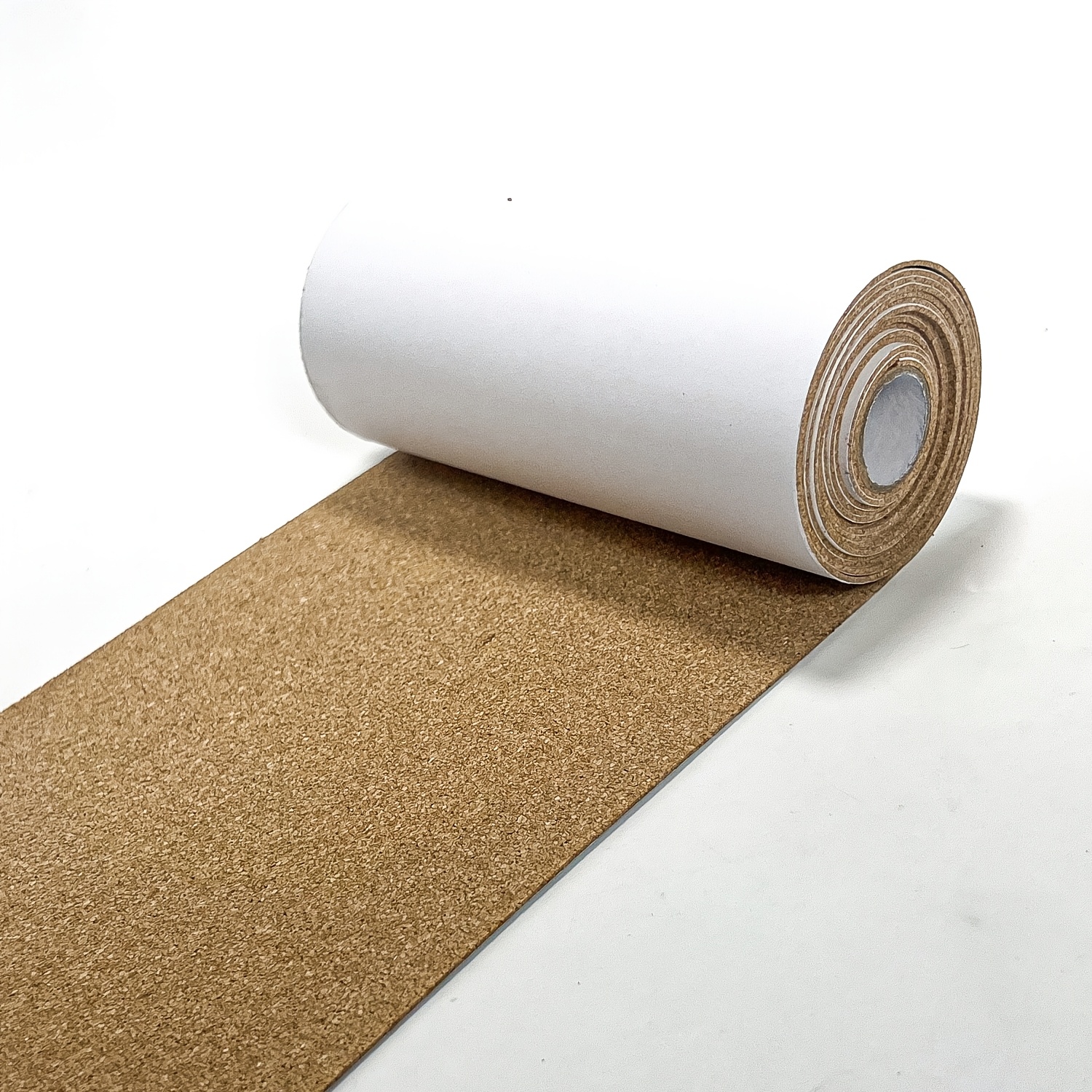 TEMU Self-adhesive Cork Sheet 12.5 X 199.98cm 1mm, Lightweight And Easy To Store, Cork Texture On Surface, Uniform Embossed Details, Neat And Durable
