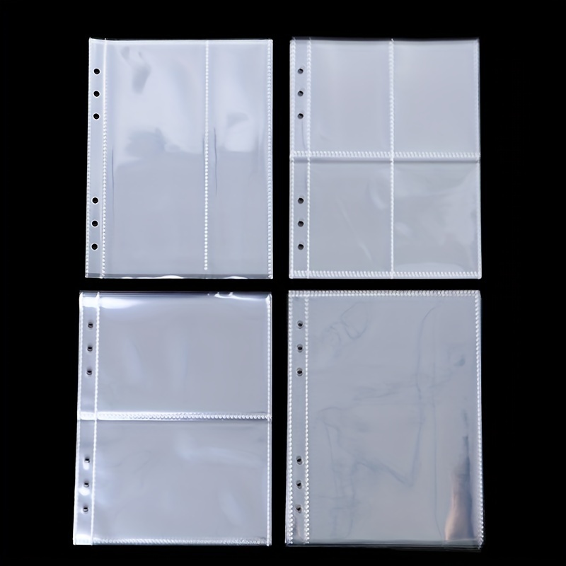 

10pcs Transparent Plastic Photo Album, Transparent A5 Binder Filling Sleeve, Mother's Day Spring Easter Gift