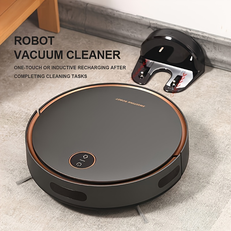 

2-in-1 Robot Vacuum Cleaner Self-charging Robotic Vacuums For Pet Hair Hard Floors Low Pile Carpets (us)