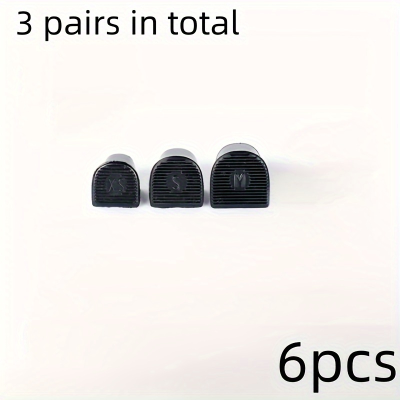 3 Pairs Of High Heel Protectors - Sound-absorbing, Non-slip, Durable Toe Caps For More Comfortable Walking, Black And , Heel Protection | Stylish Protectors | Durable Toe Caps