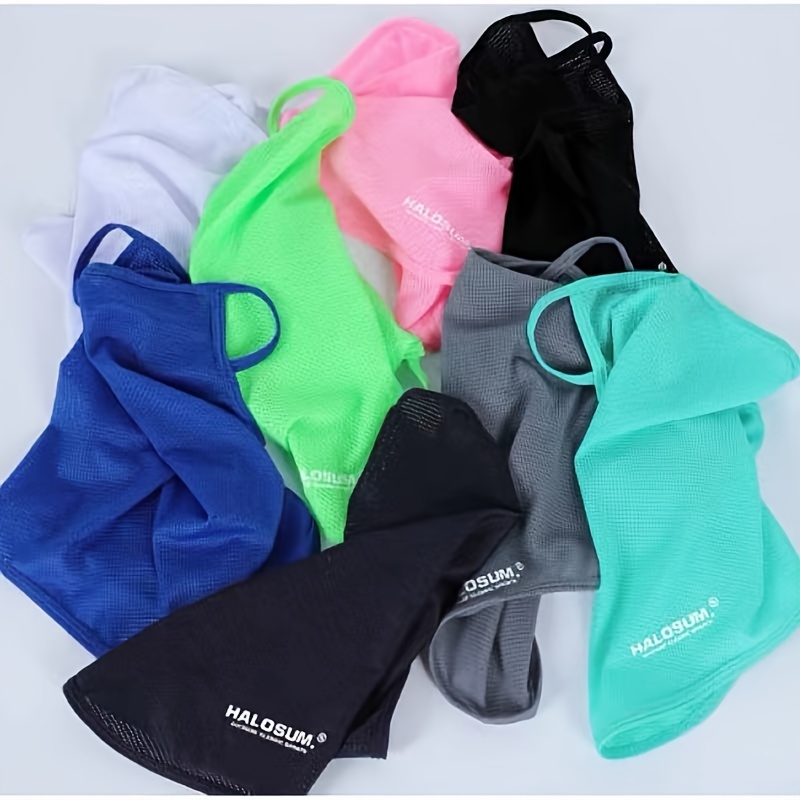 Breathable Sun Protection Face Mask - Versatile Ice Silk Neck Gaiter for Cycling & Outdoor Activities, Windproof & Dustproof details 3