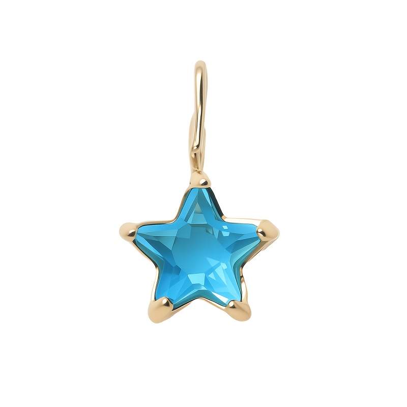 Star-Shaped Zirconia Pendant for Back-To-School Season