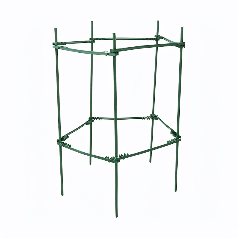 TEMU 15 piezas de soporte de metal duradero para plantas trepadoras y jardinería, diseñado para tomates, 23.6 pulgadas de * 16 pulgadas de ancho, 16