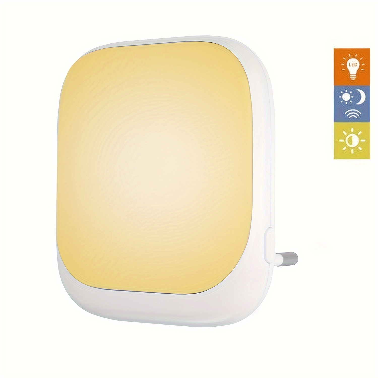 

For Smart Sensor Led Night Light - 3 Adjustable Brightness Levels, Dusk To Dawn, Plug-in For Bedroom, Kitchen, And Bathroom