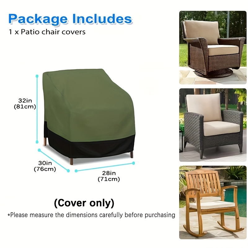 E-shop 1er-Packung modische, gemischtfarbene Terrassensofahülle, strapazierfähiges, reißfestes Gewebe, windabweisendes Design, schützt Gartenmöbel