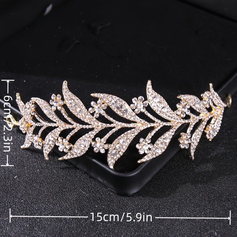 Elegante Diadema Premium Stile Principessa Regina Reale, Splendida Corona  Strass Accessori Capelli, Donne Ragazze Compleanno Festa Natale Matrimonio  Diadema, Regalo Perfetto, Prop Fotografico Stile Barocco, Accessorio  Spettacoli Promenade - Giochi E