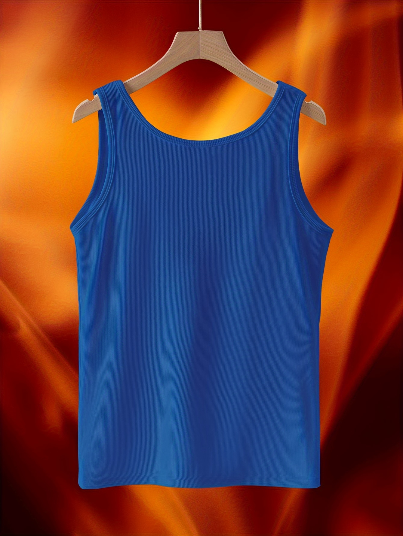 Women's Ribbed Tank Top with Built-in Bra Pads & 2-in-1 Vest Design - No Underwear Needed, Striped Pattern, Hand Wash Only for Workouts & Casual Wear, Casual, Clothing, Modern, Durable Fabric, Comfortable Fit, Clothing, Stylish, Soft Material, Women