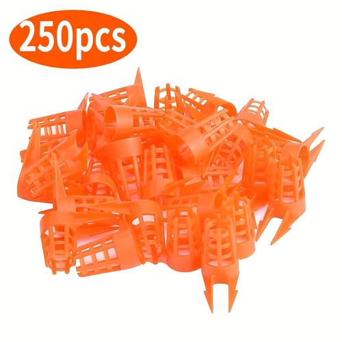250pcs professional cages durable plastic cell protectors for beekeeping