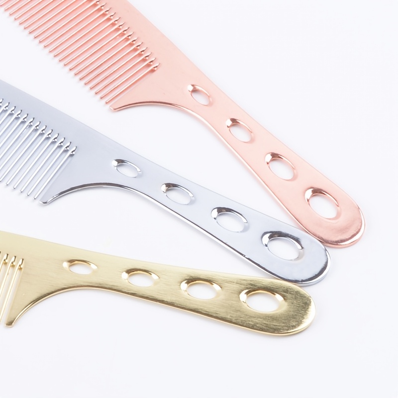 2er-Set Haarkämme Aus Metall – Antistatisch & Hitzebeständig – Für Damen & Herren