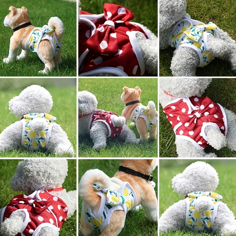 

Pet Dog Physiological Pants, Teddy Safety And Health Pants Menstrual Pants Dog Physiological Supplies Underwear