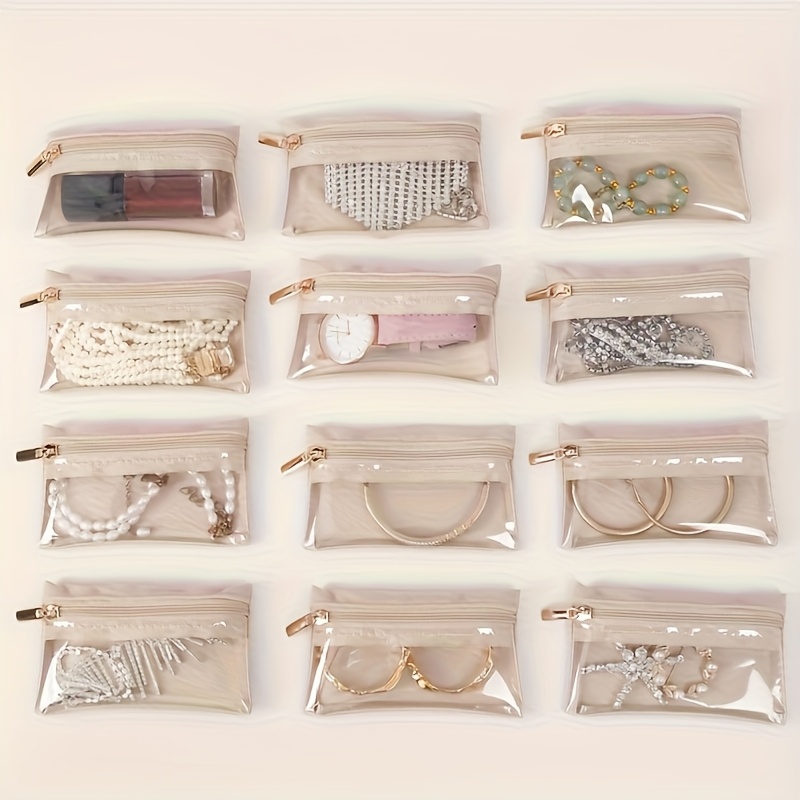   portable jewelry box large synthetic   leather organizer with transparent compartments for bracelets earrings necklaces more perfect gift for women home dorm travel ideal for christmas halloween back to birthdays labor day   jewelry boxes Product details 1