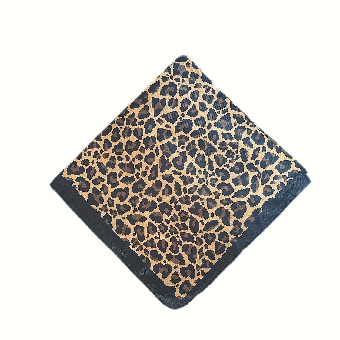 TEMU Leopard Print Fashion Headscarf, Unisex Headscarf, Hip-hop Style, Suitable For Various Occasions