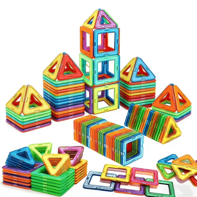 30pcs diy magnetic building blocks large colorful building toy suitable for   in   shapes and colors perfect birthday christmas new year gifts vivid construction blocks durable structure magnetic building blocks