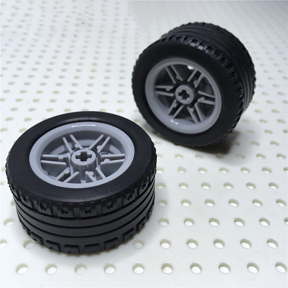 68pcs High Tech Building Blocks Gears Tires Tracks Wheels Accessories Pack