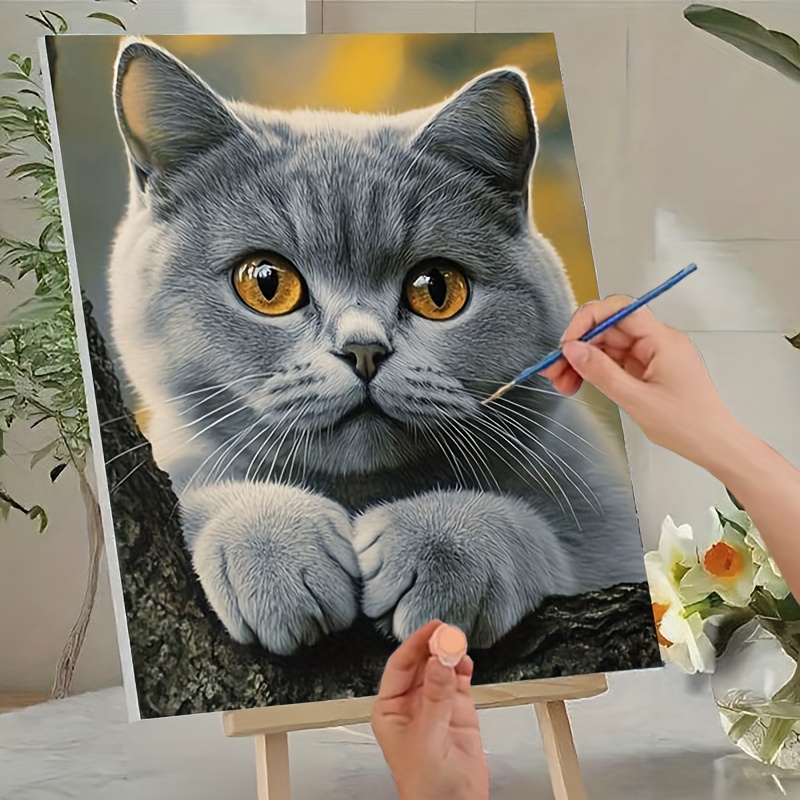 Professional Art Use, 1 Adult Digital Painting Kit, Art Gift, Paint By Numbers, Suitable For Beginners - Equipped With Acrylic Paint, Canvas