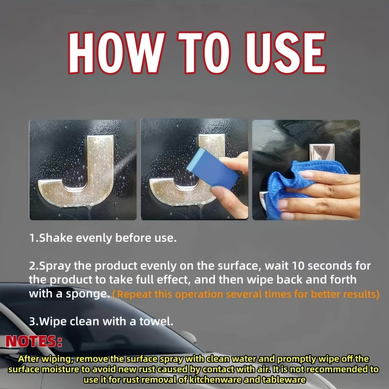 100ml Powerful Rust Remover for Door Locks and Hinges