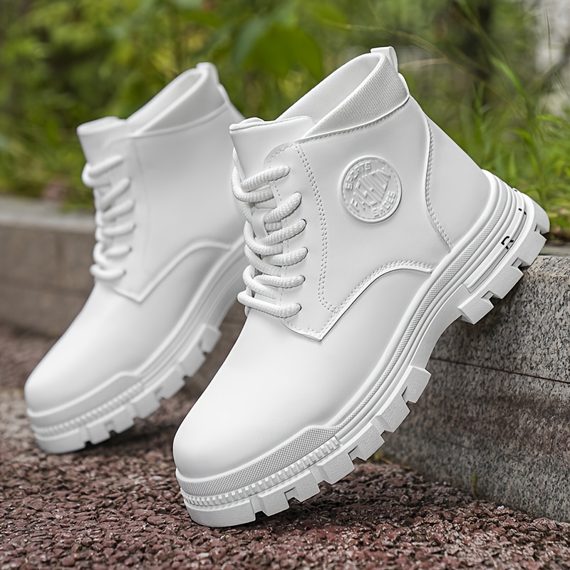 TEMU da a Mezzo Polpaccio - Sneakers/ con Lacci, Punta , Suola in PVC, Tessuto e Tomaia per Business Casual, Outdoor, Streetwear - Traction per Uso (