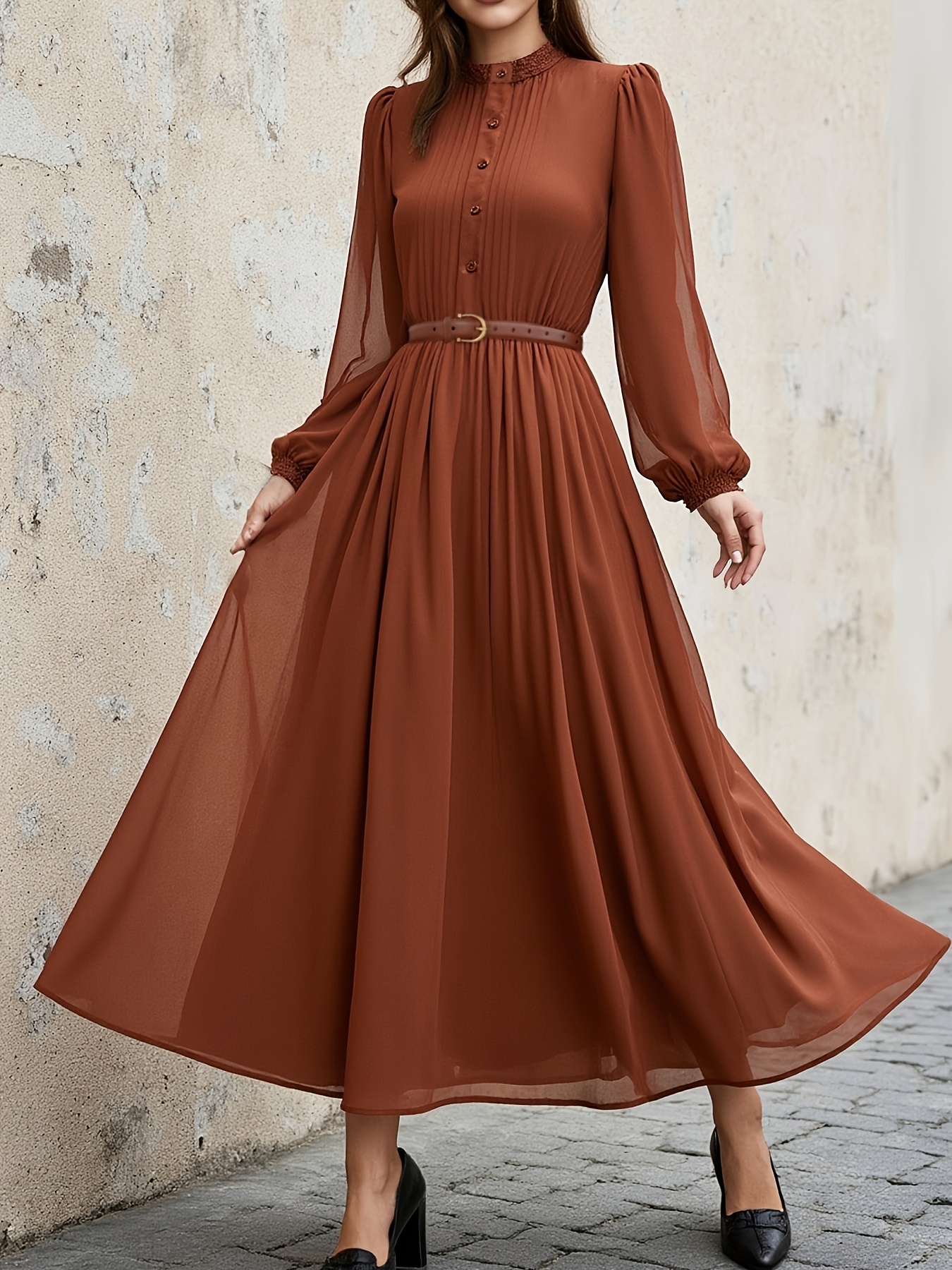 womens winter dress sold on Temu United States