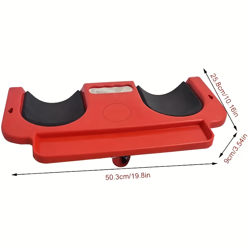 A Rolling Knee Board Platform with Wheels, Made of ABS Material, Featuring a Multifunctional Built-in Tool Tray and a Comfortable Cushion. Suitable for Mechanics, Carpenters, Flooring, and Automotive Repairs. Valentine's Day Gifts for Men