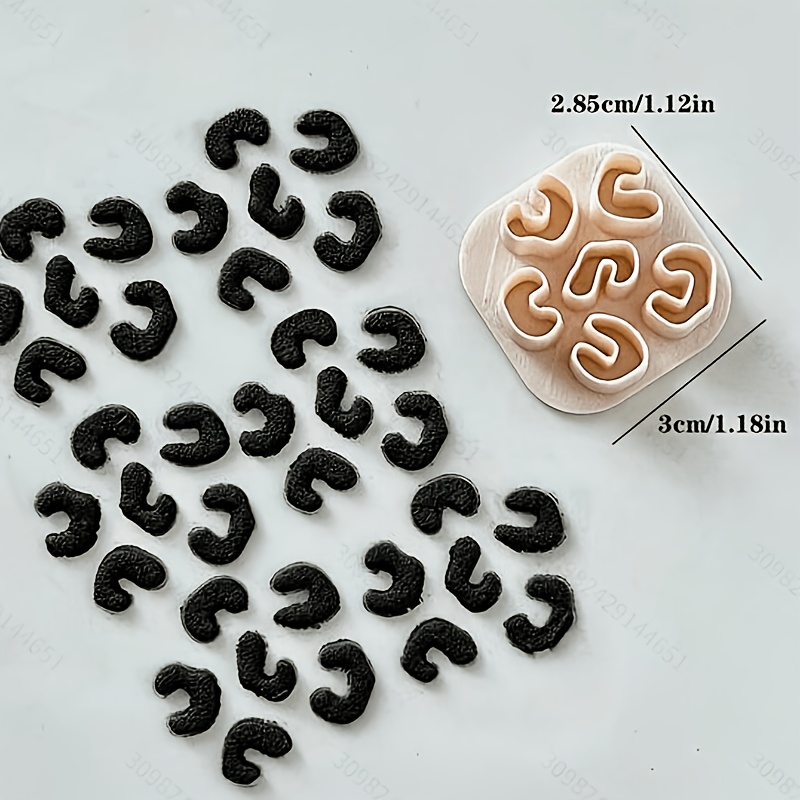 TEMU 1 Asymmetrical Geometric-shaped Polymer Clay Earring Mold For Diy Handmade Gift Jewelry Pendants, A High-precision Cutting Mold Suitable For