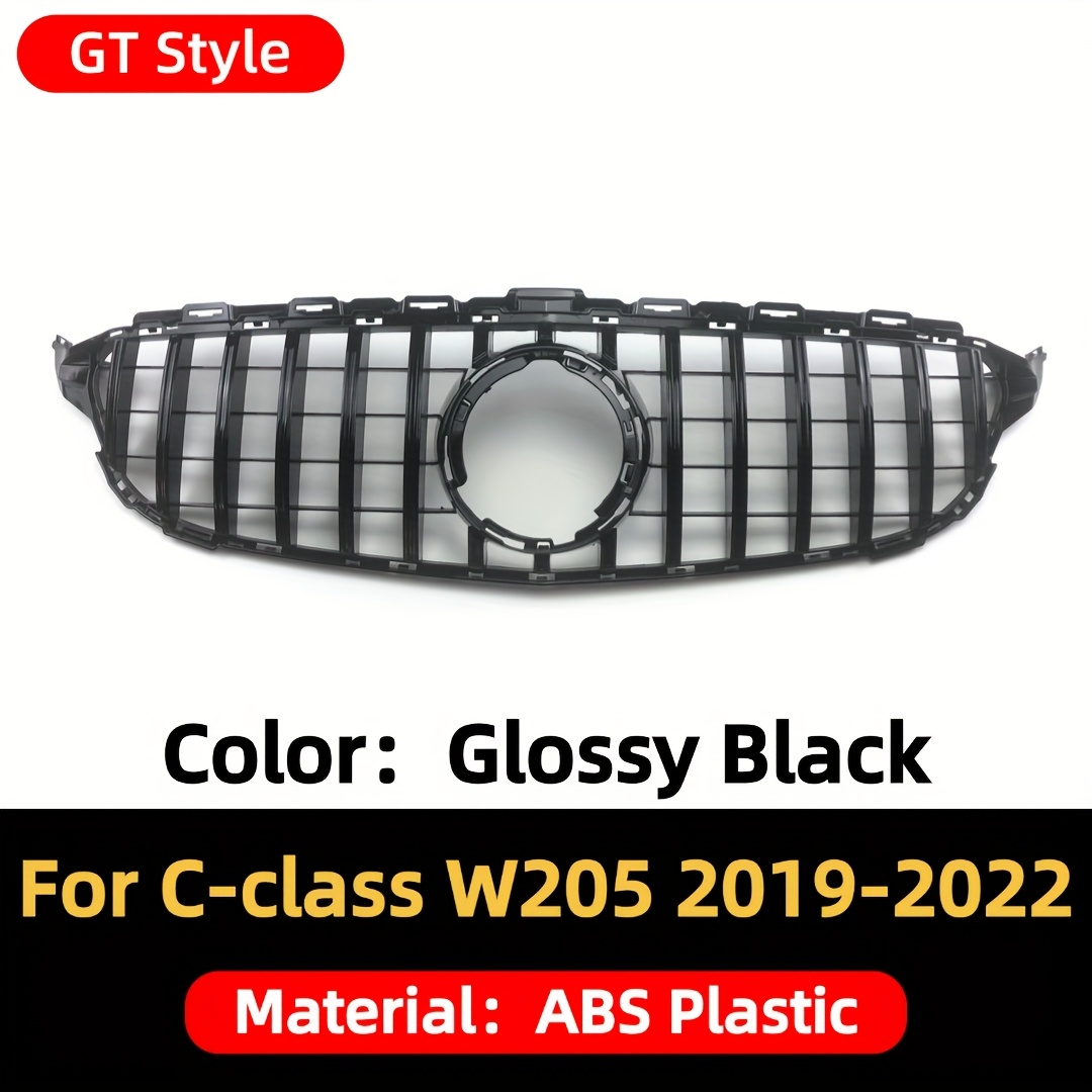 TEMU For W205 C205 C43 2019-2022 C260 C250 Front Bumper Grille Tuning Accessories Body Kit Decoration-aerodynamic , Efficient Heat Dissipation And