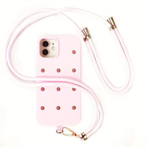 the phone lanyard adjusted to any length and crossbody or around the neck it with a phone spacer for anti loss protection of your lanyard clasp is included as a gift
