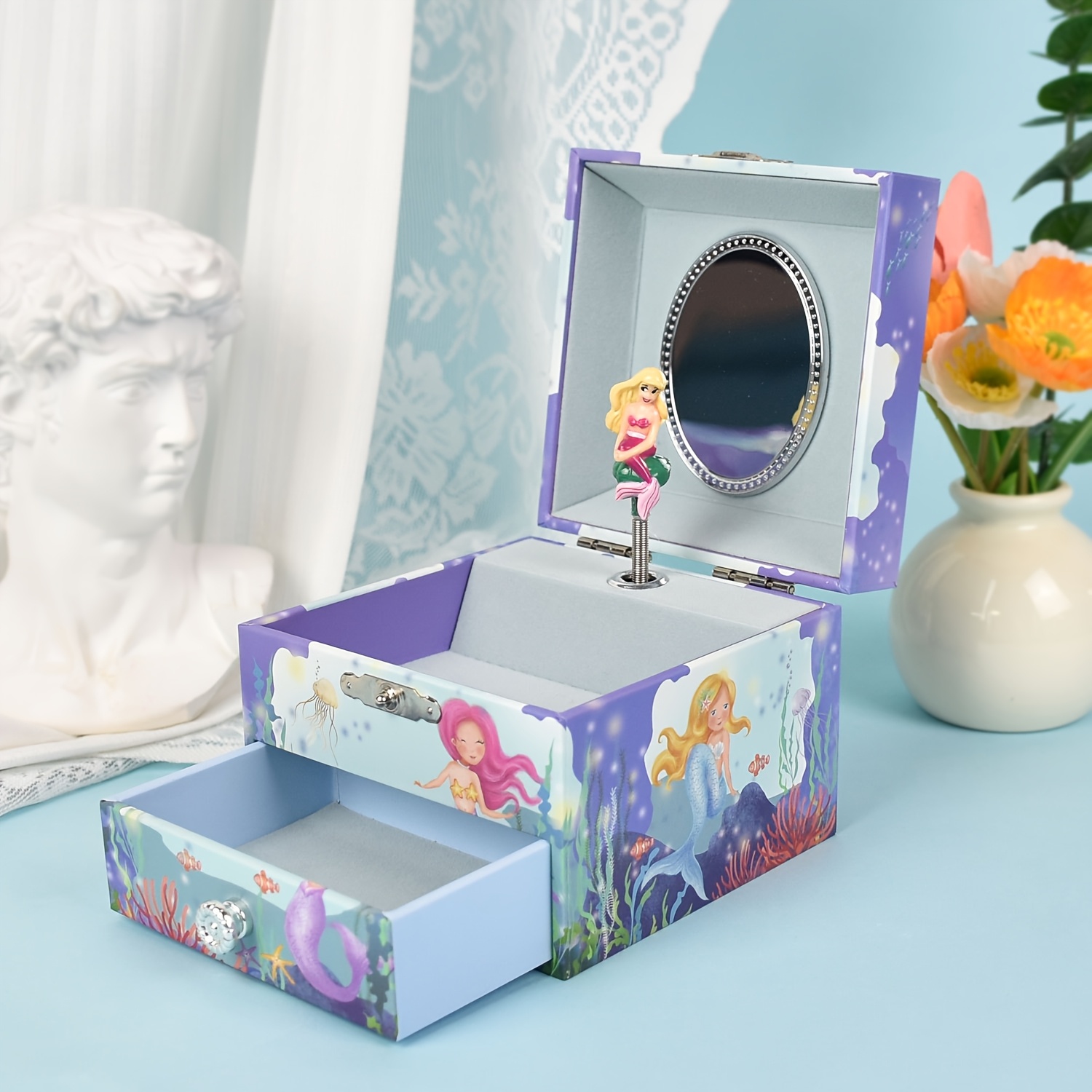 Disney Princess Ariel Pearl Ariel Musical Jewelry Box Part Of Your