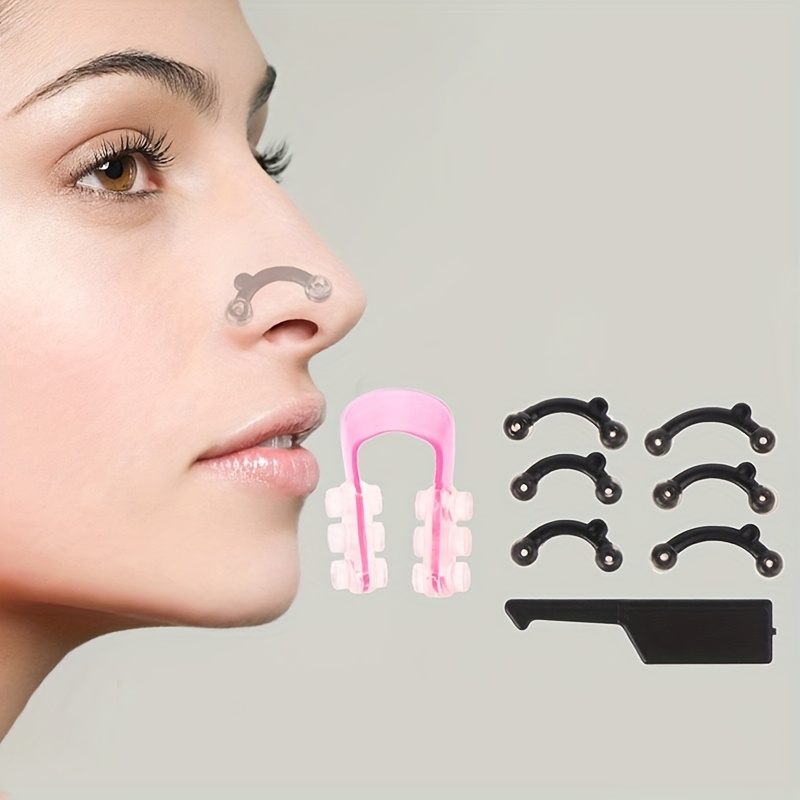 

3pcs Hypoallergenic Nose Reshaping Clips - Invisible, Nose Correction Devices In | Facial Training Corrector For , Rhinoplasty, Nose Correction Clips