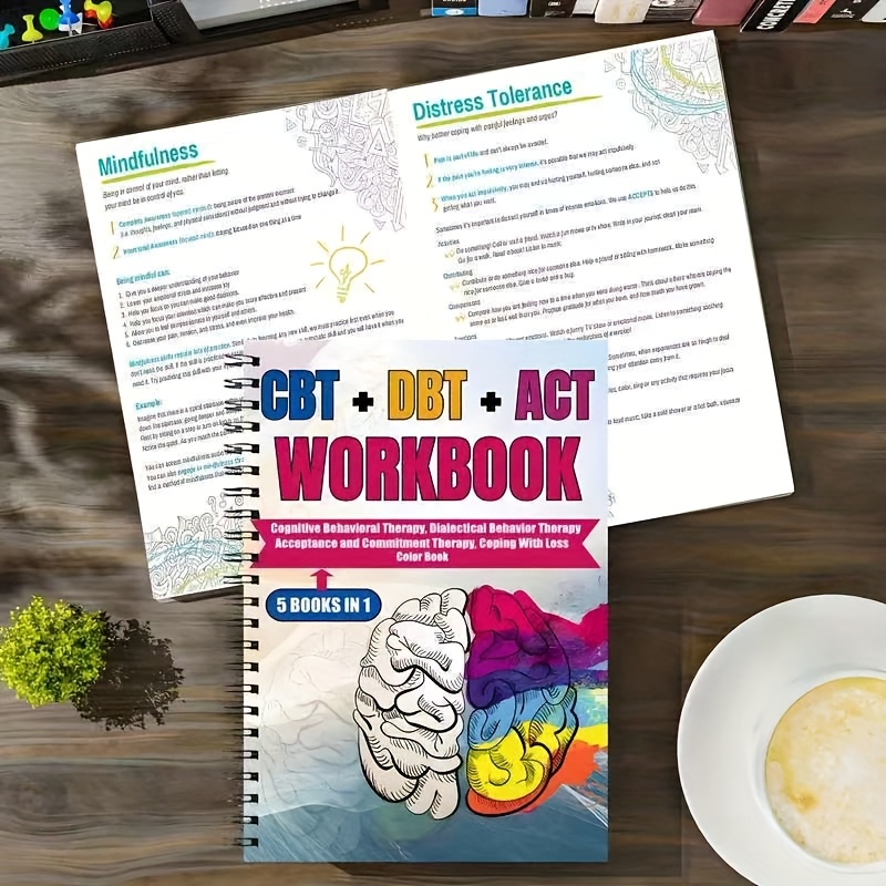 CBT DBT ACT Adult Mental Health Five-in-One Relaxation Manual: Cognitive Behavioral Relax, Dialectical Behavioral Relax, Skills for Coping with Loss, Relaxation Guide and Patience Practice