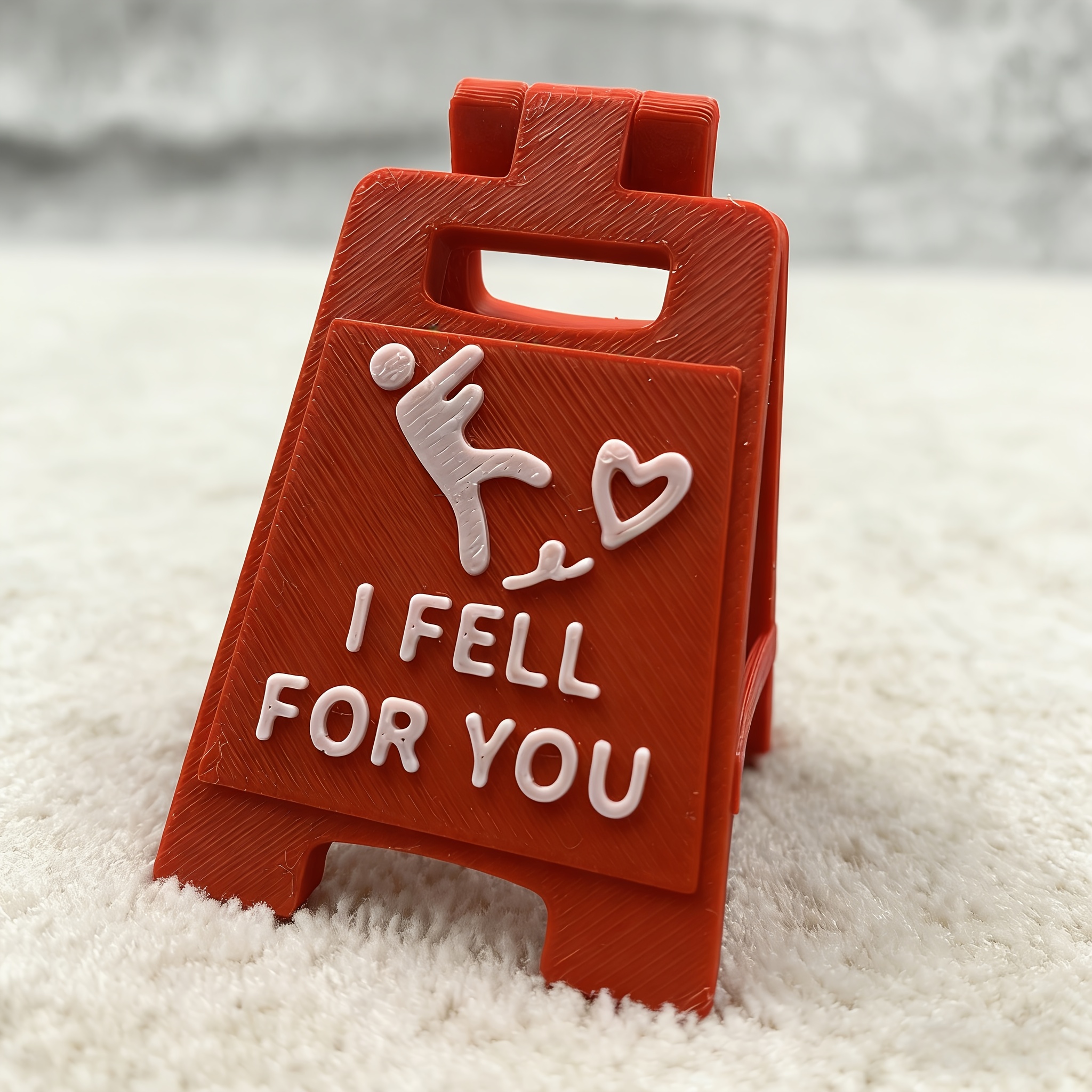 E-shop Ich Habe Mich In Dich " Romantisches Schild - 3 Stehende Liebesbriefe für den Partner, Romantische Tischdekoration geeignet für Valentinstag,