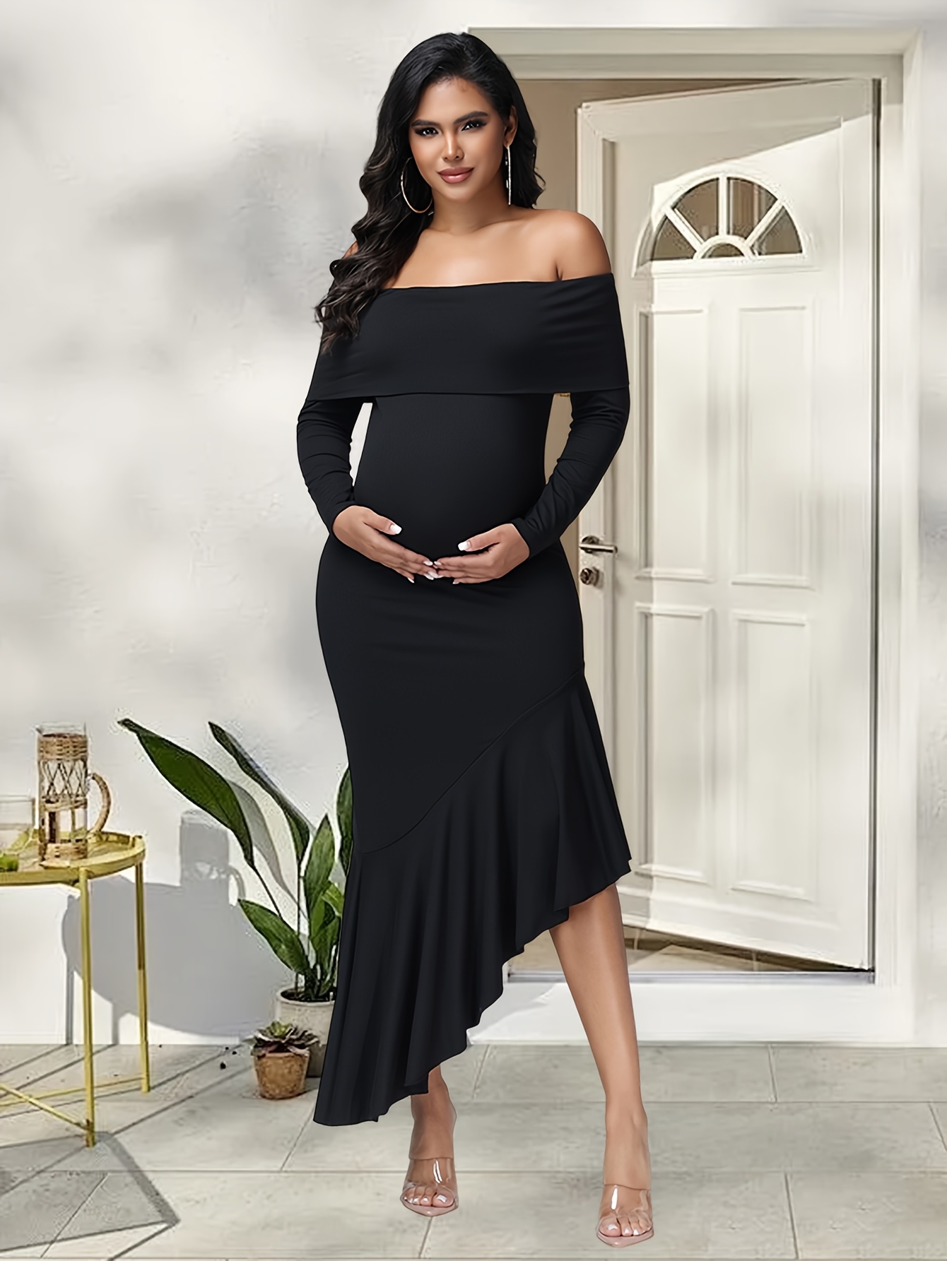 princess polly baby blue dress Maternity Dress Womens Summer Tie One Shoulder A Iceland