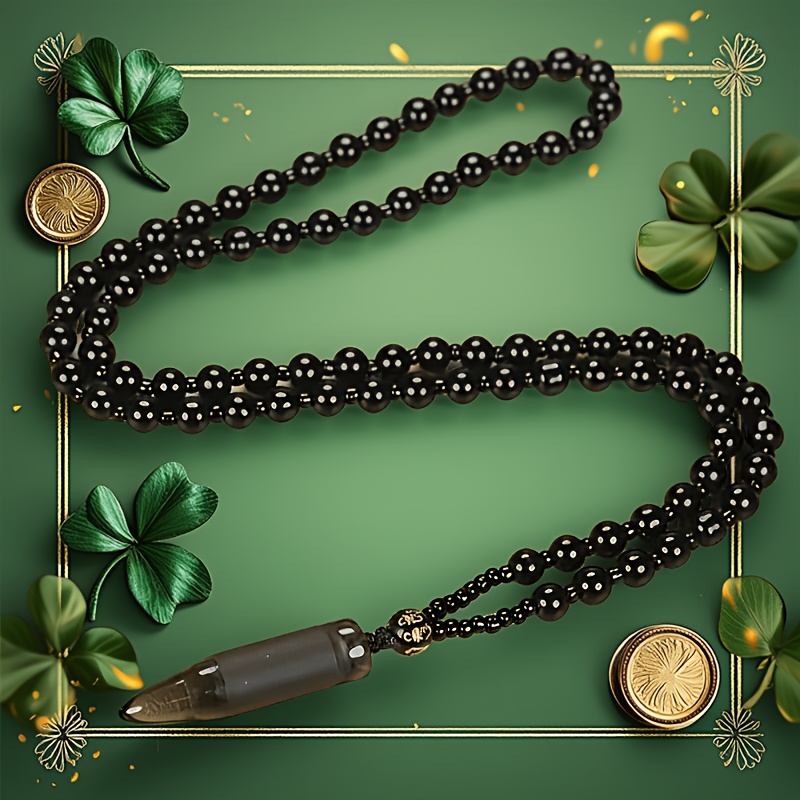 Obsidian Fashion Unisex Pendant, Stylish Gift