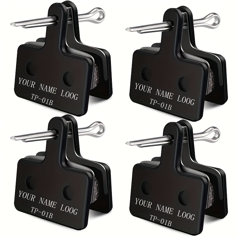 TEMU Set personalizzato da 4 di pastiglie freno per bicicletta semi-metalliche con molle, adatte per mountain bike, bici elettriche e bici da , con e