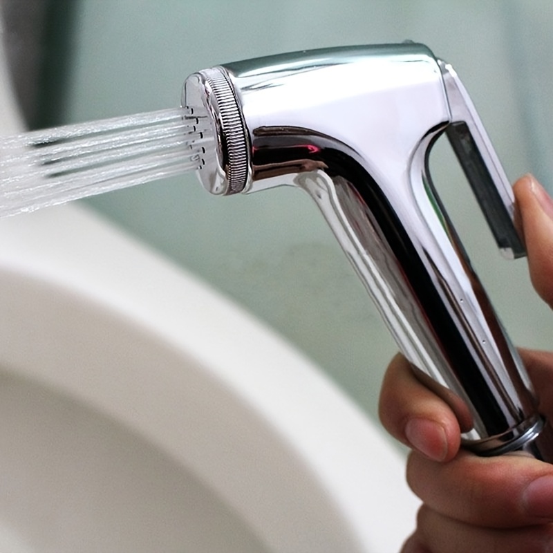 1pc   bathroom handheld bidet sprayer durable abs material multifunctional showerhead and faucet accessory universal fit non potable safe