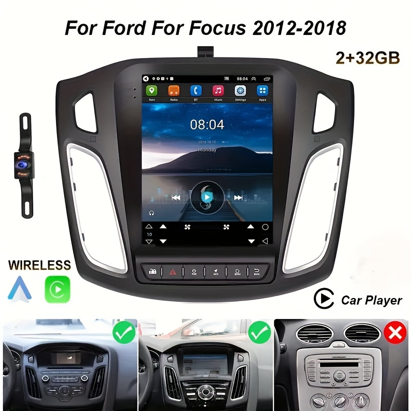 

9.7'' For Ford 2012-2018 Car Stereo Radio Gps - 13.0 2gb 32gb Rom, Touchscreen Car Player With Rear View Camera Wireless & Wired Car-play Steering Wheel Control