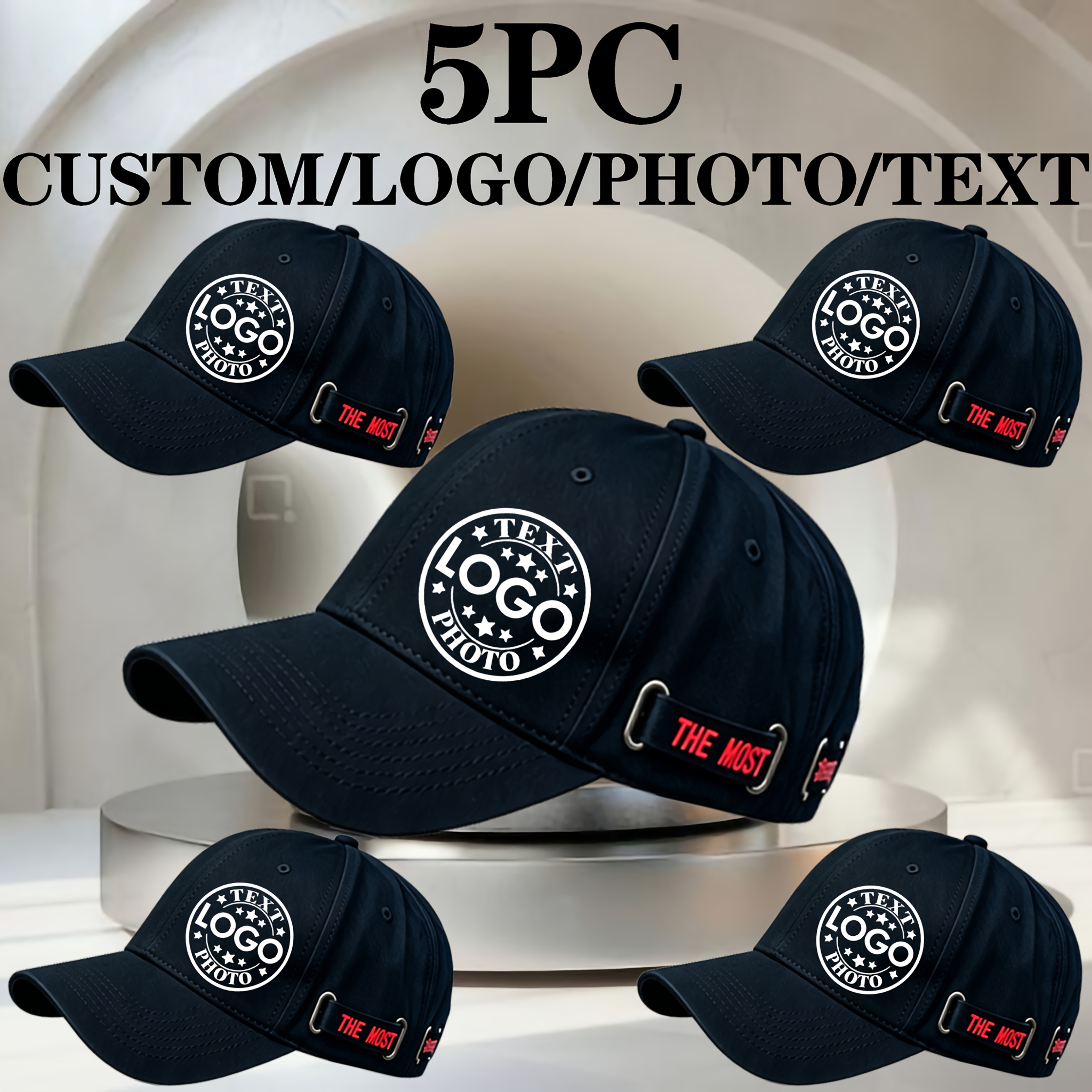 custom caps sold on Temu Australia