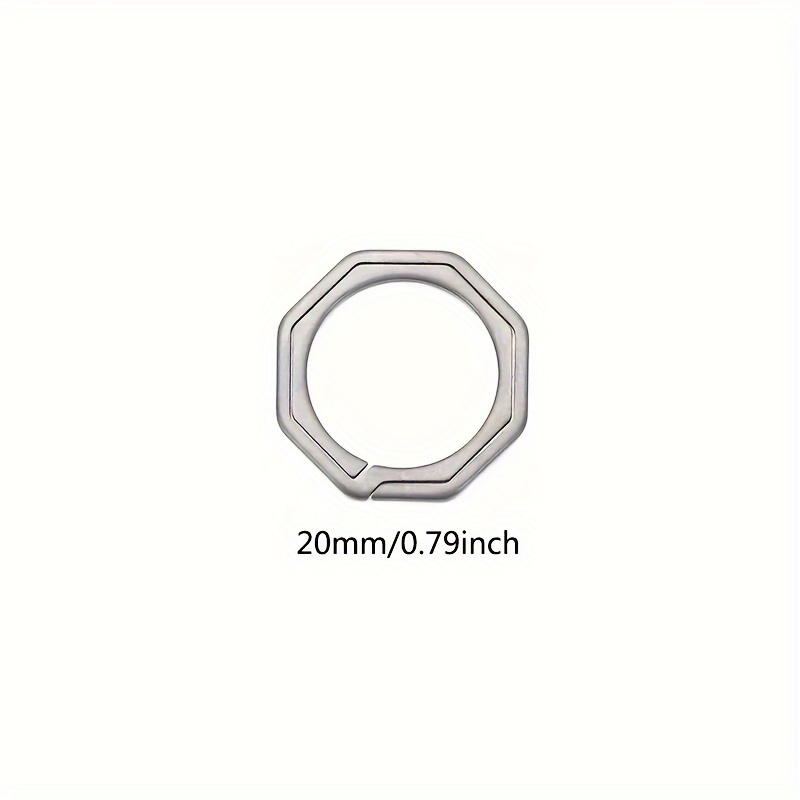 Titanium Split Side Pushing Keychain For Men And Women, Lightweight Keychain For Keys - Creative And Durable Gift