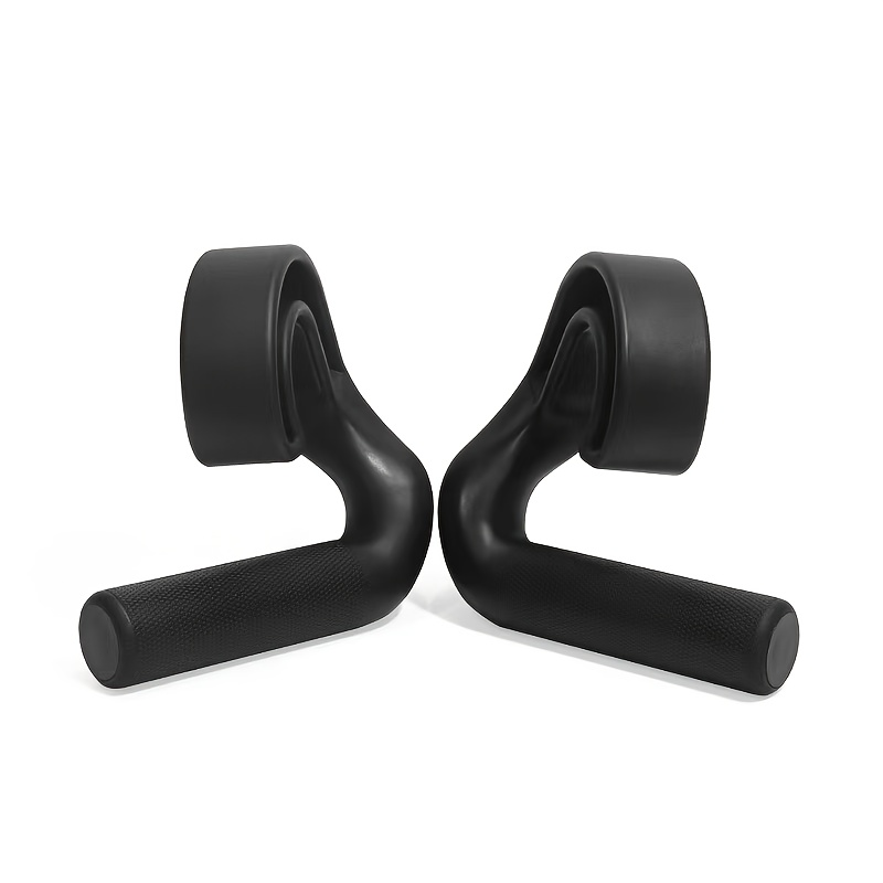 E-shop 1 Paar Pull-Up Griffe, Multifunktionale 45° Hakenförmige Fitnessgriffe, Geeignet für Pull-Up und Rücken Krafttraining Geräte, Gewichtheber und