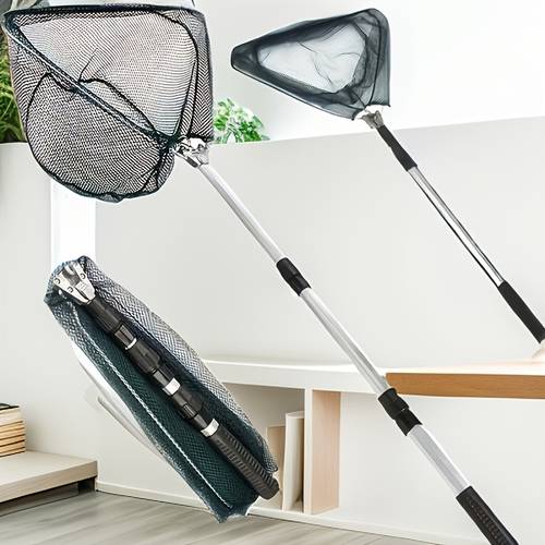 a versatile telescopic with a handle that extends from 35 8 inches to 74 8 inches ideal for freshwater fishing suitable for children and adults