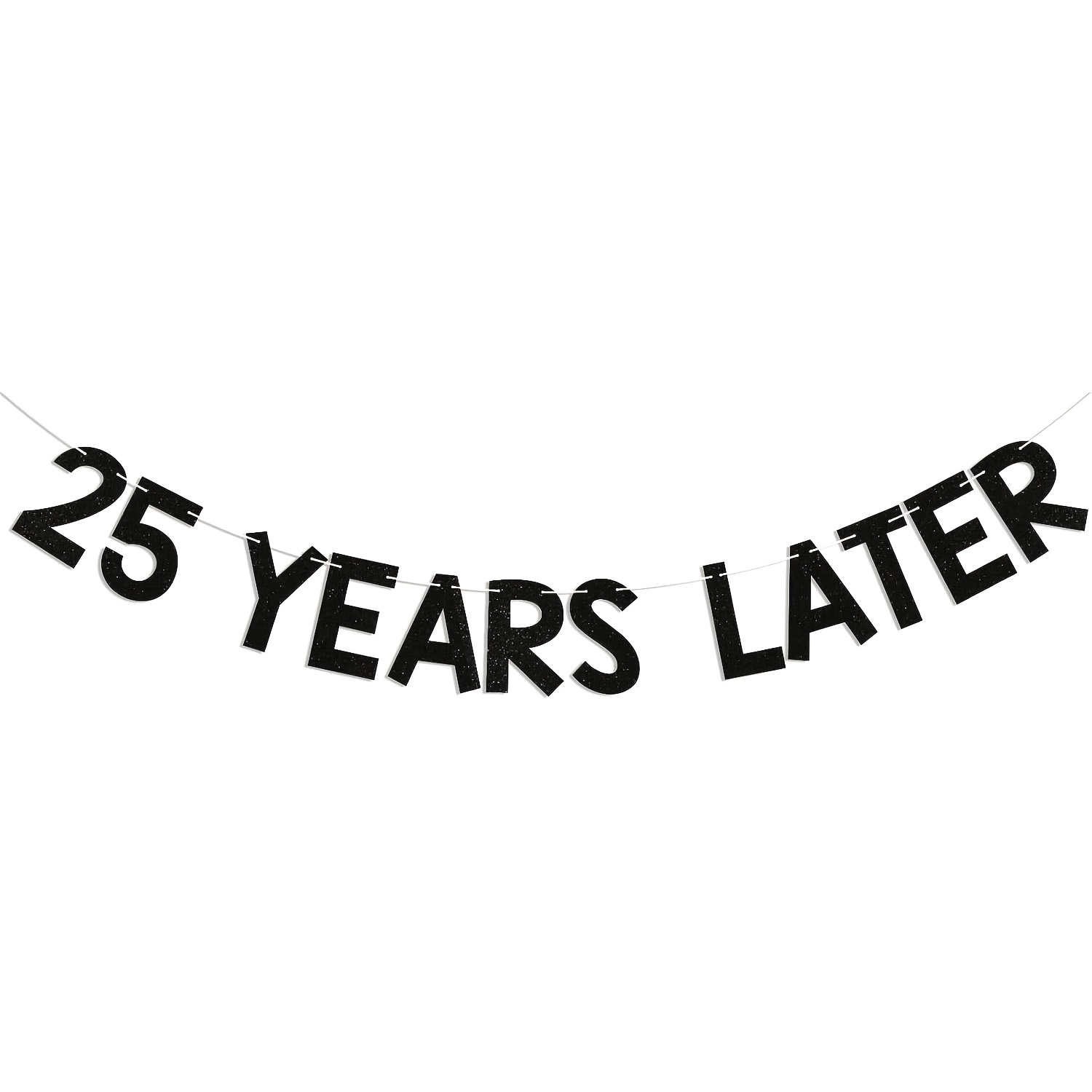 25 jahre später banner - viertel- -  deko