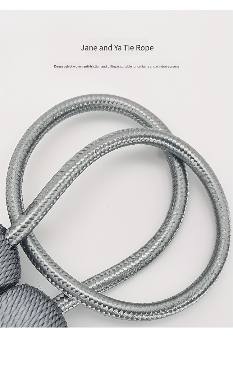 Seven-Color Magnetic Curtain Tiebacks - Invisible Magnetic Tieback System, Quick Adjustment Design, Compatible with Sheer/Blackout/ Curtains, Light Luxury Aesthetic Accessories for Living Room & Bedroom Decor