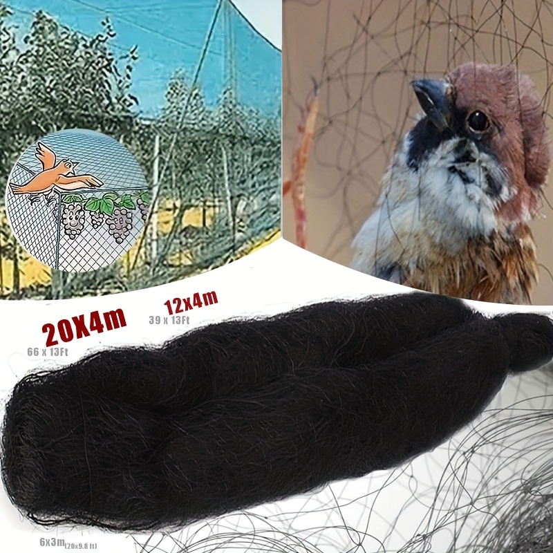 

1pc Plastic Bird Protection Netting, 17mm Mesh - Ideal For Home Gardens, & Agricultural Use